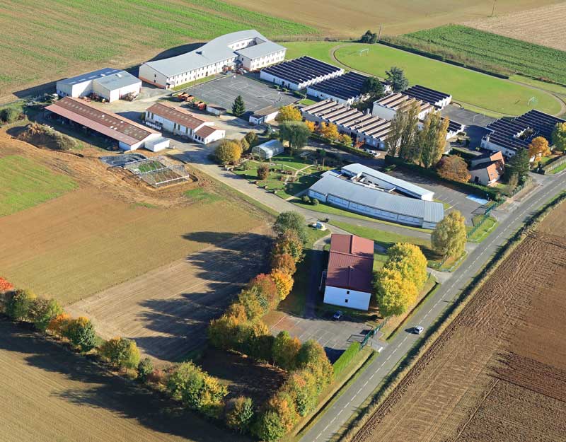 vue aérienne Lycée Robert Schuman