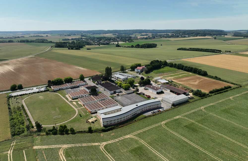 vue aérienne lycée Robert Schuman