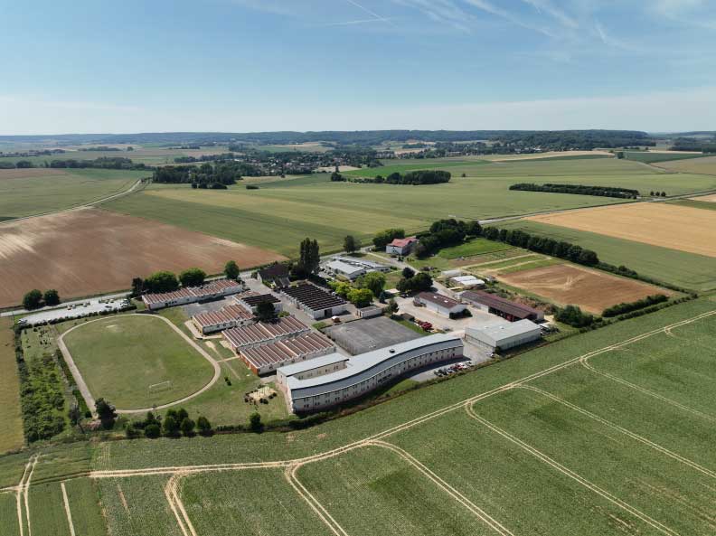 vue aérienne lycée Robert Schuman